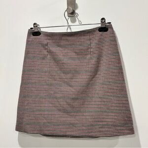 Checkered Mini Pencil Skirt Size 6